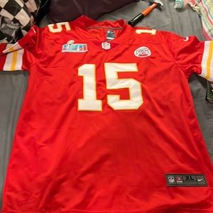 Patrick Mahomes Nike on field jersey.